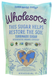 SUGAR WHOLESOME TURBINADO 24oz OG   '012511496715