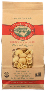PASTA MONTEBELLO CONCHIGLIA OG   '015532101057