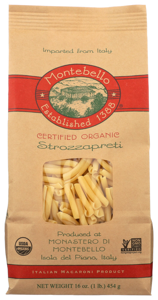 PASTA MONTEBELLO STROZZAPRETI ORGANIC   16 OZ  '15532101064