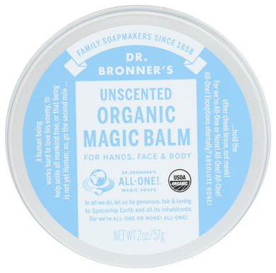UNSCENTED MAGIC BALM DR. BRONNER'S BABY UNSCENTED ORGANIC MAGIC BALM, 2 OZ. '018787500910