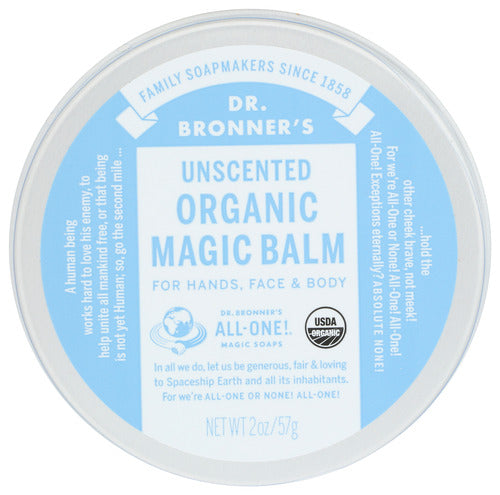 UNSCENTED MAGIC BALM DR. BRONNER'S BABY UNSCENTED ORGANIC MAGIC BALM, 2 OZ. '018787500910