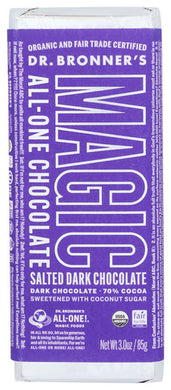 CHOC BAR DR BRON SALT DK   '018787505694