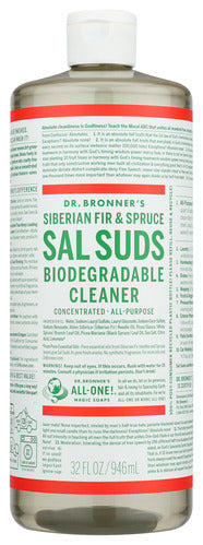 SALS SUDS BIODEGRADABLE CLEANSER DR. BRONNER'S SAL SUDS BIODEGRADABLE CLEANER, 32 OZ.  '018787766323