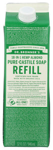 SOAP BRONNERS ALMOND CARTON   '018787771334