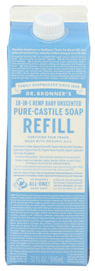 SOAP BRONNERS UNSCENTED MILD CARTON   '018787772331
