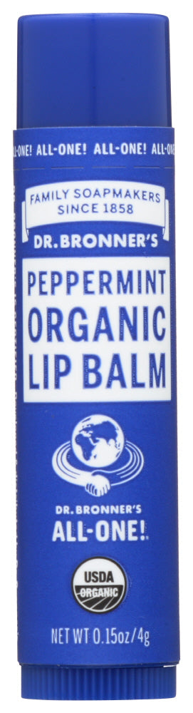LIP BALM DR BRONNERS PEPPERMINT   '018787920022