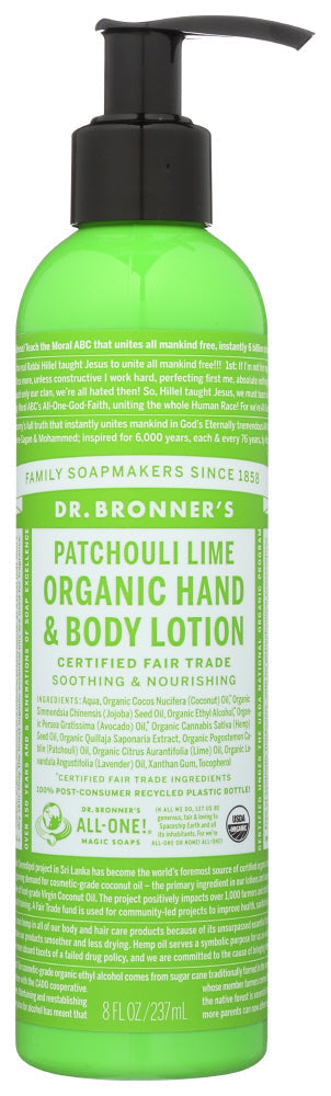 LOTION DR BRONNERS 8FZ PATCHOULI LI   '018787930038