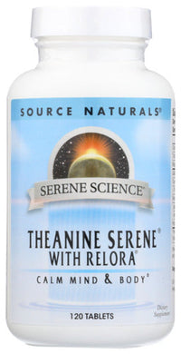 THEANINE SERENE SOURCE NATURALS 120    '021078017738