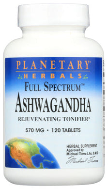 ASHWAGANDHA PLANET HERBS 120 T   '021078105350