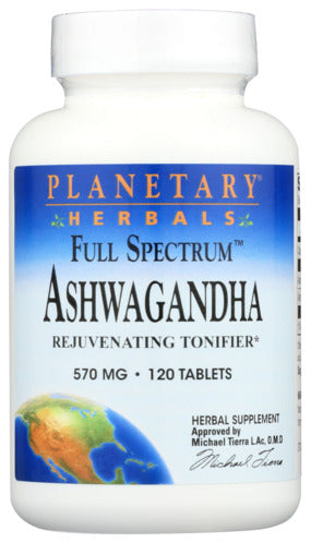 ASHWAGANDHA PLANET HERBS 120 T   '021078105350