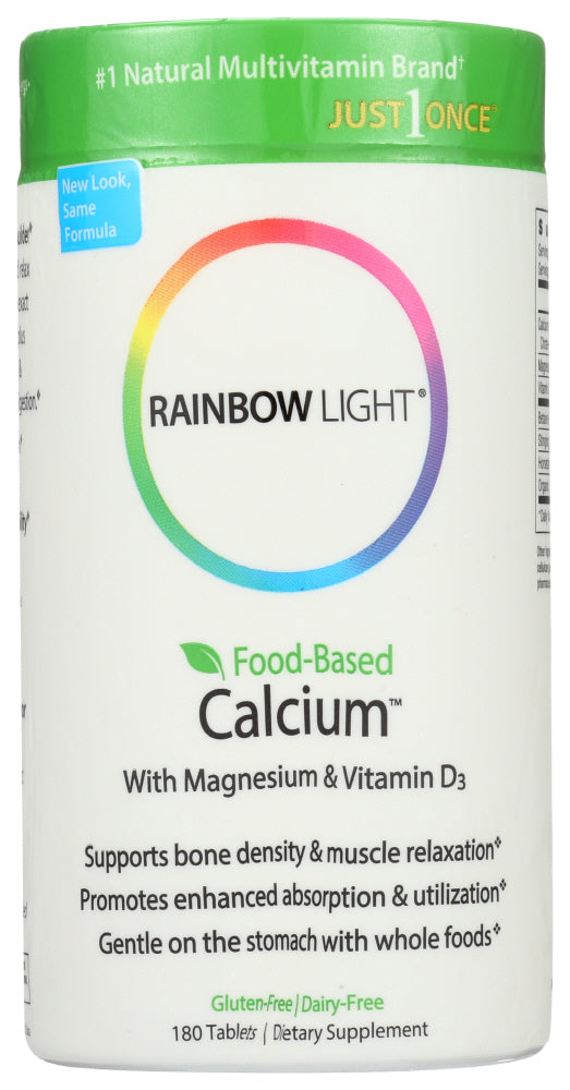 FOOD BASED CALCIUM RAINBOW LIGHT180   '021888109524