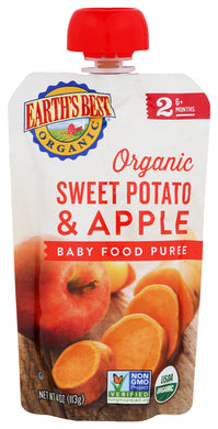 BABY EARTH SWEET POTATO APPLE PUREE   '023923330023