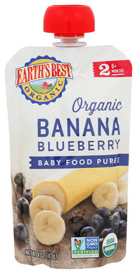 BABY EARTH BANANA BLUE PUREE   '023923330085