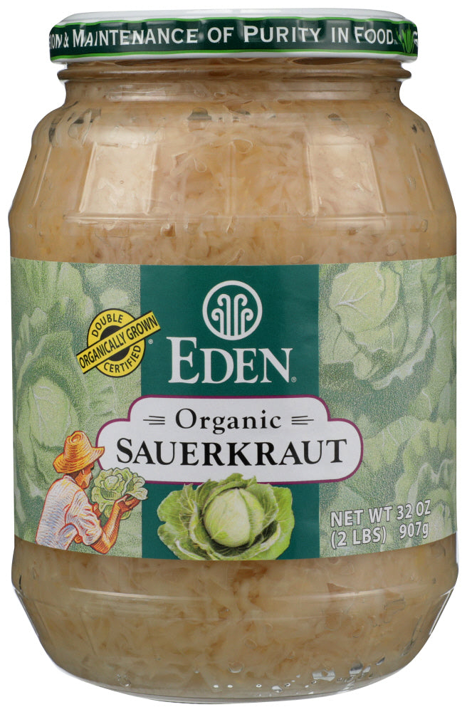 SAUERKRAUT EDEN GLASS ORGANIC   32 OZ  '24182011005