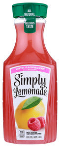 JUICE SIMPLY LEMONADE RASPBERRY    '025000044908