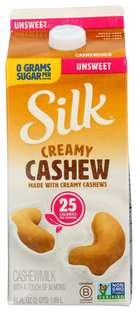 CASHEW MILK SILK UNSWEETENED   64 OZ  '025293002753