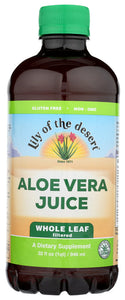 ALOE VERA JUICE LILY  WHOLE LEA  32 FZ 026395300327