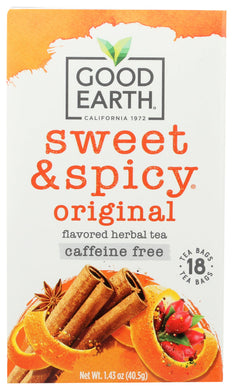 TEA GOOD EARTH SW&SPICY CF '027018301356