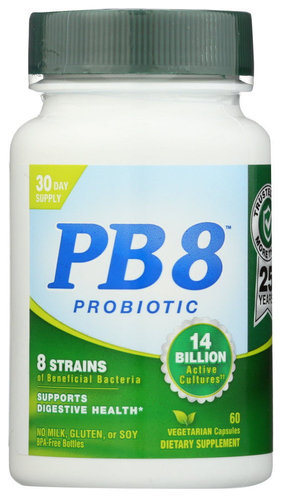 PROBIOTIC PB 8 PROBIOTIC, VEGETARIAN FORMULA, 60 VEGETARIAN CAPSULES '027917001135