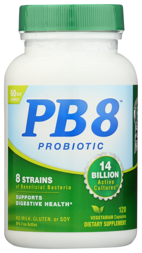 PROBIOTIC PB 8 PROBIOTIC, VEGETARIAN FORMULA, 120 VEGETARIAN CAPSULES '027917003573