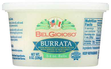 CHEESE BURRATA BELGIOIOSO 2-4OZ  '031142001143