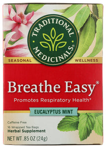 TEA TRADITIONAL MEDICINALS BREATHE EASY   16 CT  '32917000156