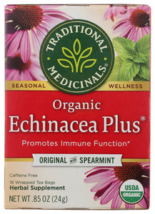 TEA TRADITIONAL MEDICINALS ECHINACEA PLUS   16 CT  '32917000514