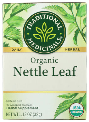 TEA TRADITIONAL MEDICINALS NETTLE LEAF ORGANIC   16 CT  '32917001900