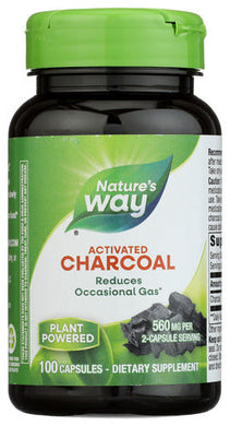 CHARCOAL ACTIVATED NATURES WAY 100C   '033674020708