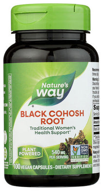 BLACK COHOSH ROOT NATURES WAY   '033674105009