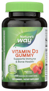 VITAMIN D GUMMY NATURES WAY   '033674136089