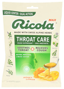 COUGH DROP RICOLA MAX    '036602030602