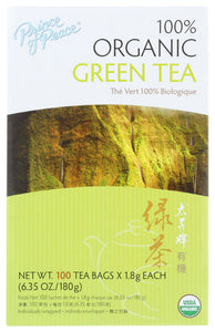 TEA PRINCE OF PEACE GREEN TEA ORGANIC   100 CT  '39278132007