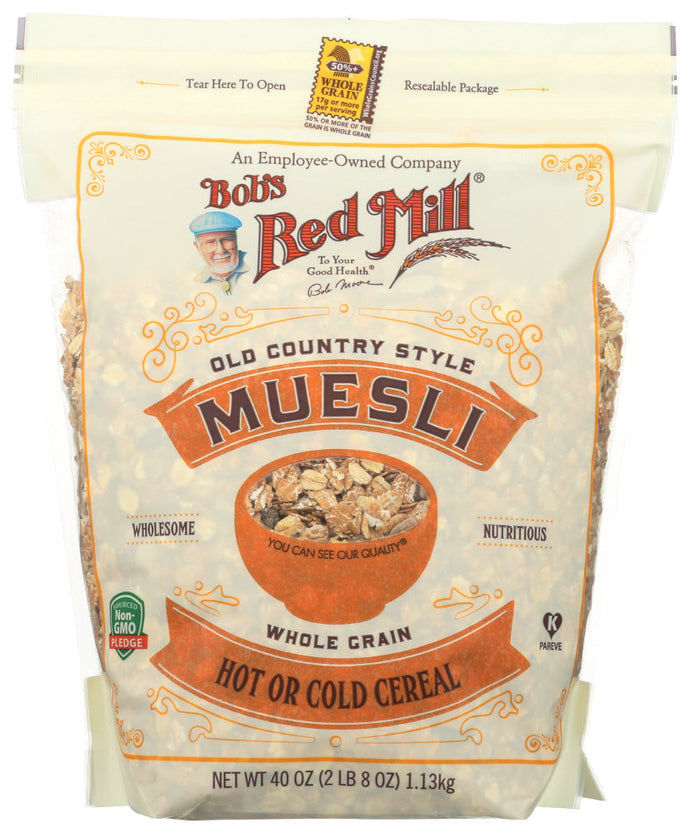 CEREAL BOB MUESLI 40OZ     39978011039