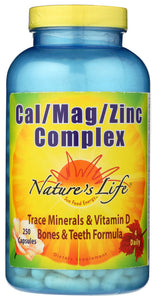 CAL/MAG/ZINC NATURES LIFE CAPSULES   '040647004313