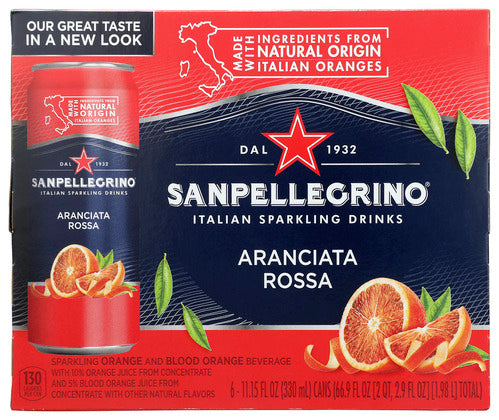 SODA SAN PEL ARANCIATA ROSSA  '041508681025