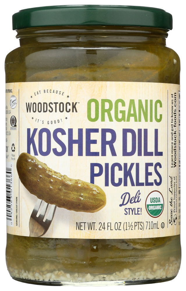 PICKLES WOODSTOCK DILL WHOLE   24OZ  '42563013660