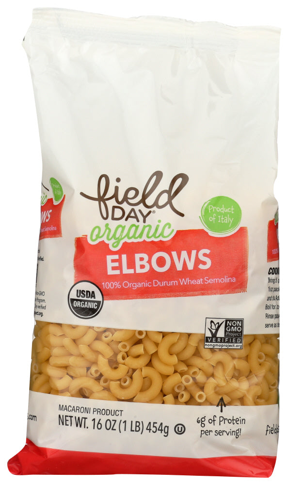 PASTA FIELD DAY ELBOW ORGANIC   16OZ  '42563600051