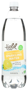 SPARKLING WATER FIELD LEMON   33.8 OZ  '42563603533