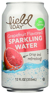 SPARKLING WATER FIELD GRPFRT 6/PK   6/12 OZ  '42563603540