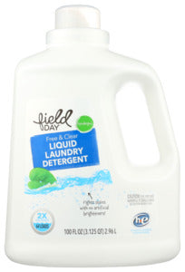 LAUNDRY DETERGENT FIELD DAY FEER&CLEAR   100 OZ  '42563603809