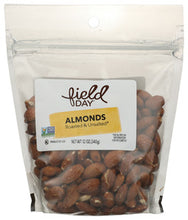 NUTS FD ALMONDS ROASTED UNSALTED    '042563606787