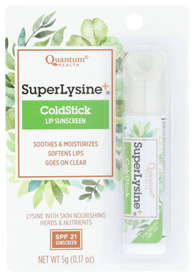LIP BALMS QUANTUM HEALTH, SUPERLYSINE+ COLDSTICK, 5 G. '046985016261