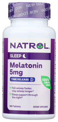 MELATONIN NATROL 5MG TIME RELEASE   '047469048372