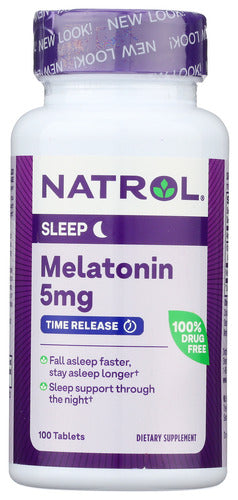 MELATONIN NATROL 5MG TIME RELEASE   '047469048372