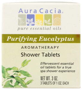 SHOWER TABS AURA CACIA  EUCALYPT   3PK  '051381882662