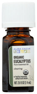 ESSENTIAL OIL AC  EUCALYPTUS ORGANIC   .25 FZ  '051381908027