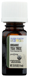 ESSENTIAL OIL AC FZ TEA TREE ORGANIC   .25 FZ  '051381908041