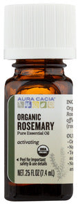 ESSENTIAL OIL AC FZ ROSEMARY ORGANIC   .25 FZ  '051381908065