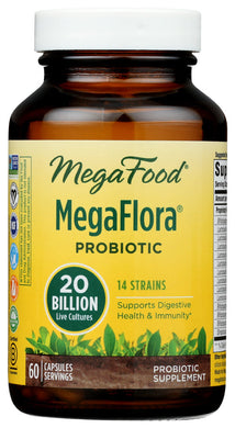 MEGAFLORA PROBIOTIC 20 BILLION (60CT)  '051494102046